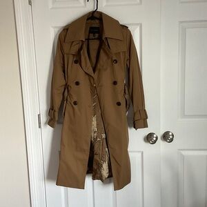 Banana Republic Double-Breasted Brown Trench Coat